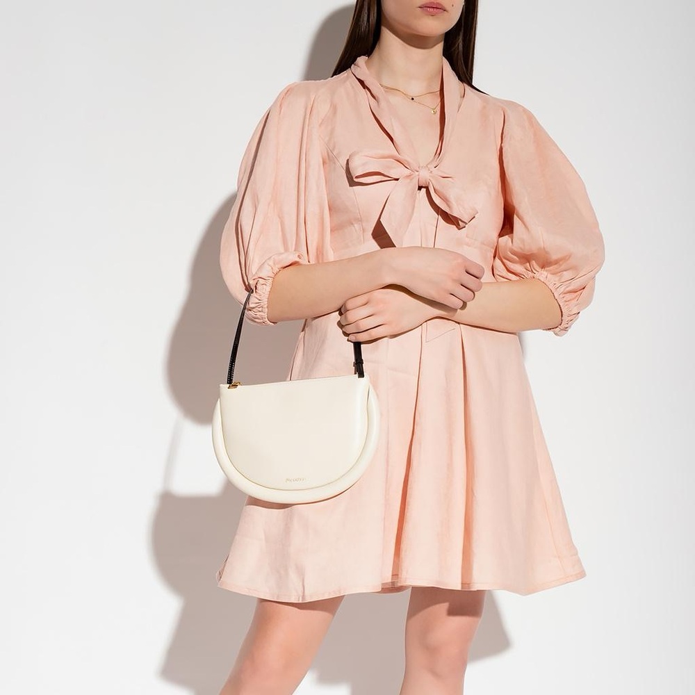 ZIMMERMAN puff sleeve tie front dress